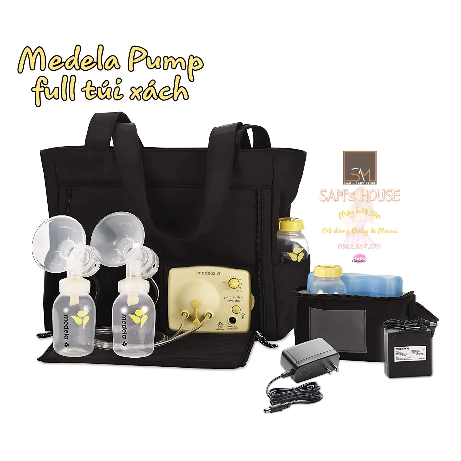 Máy Hút Sữa Medela Pump Full túi xách