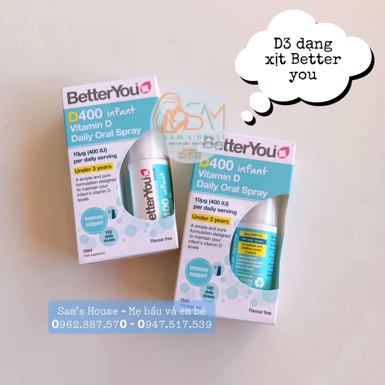 D3 dạng xịt Better You