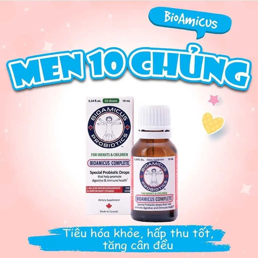 Men 10 chủng Bioamicus