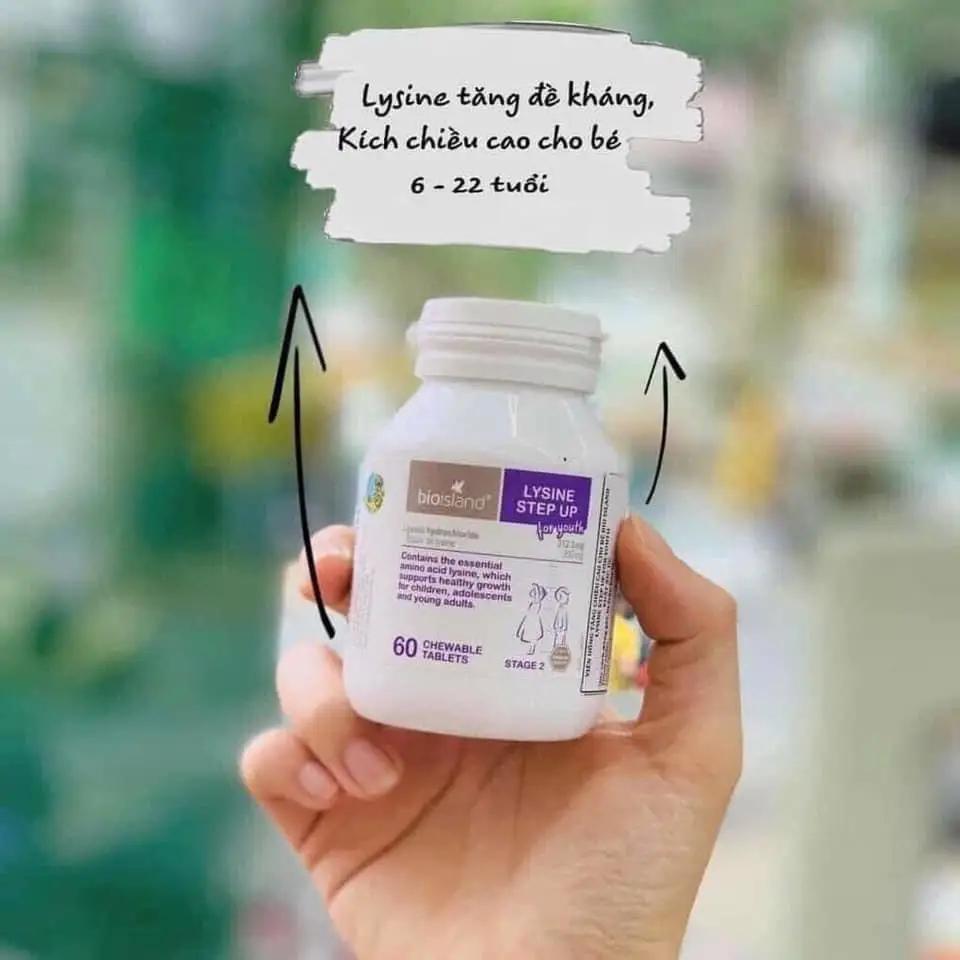 Lysine Bioisland dạng viên