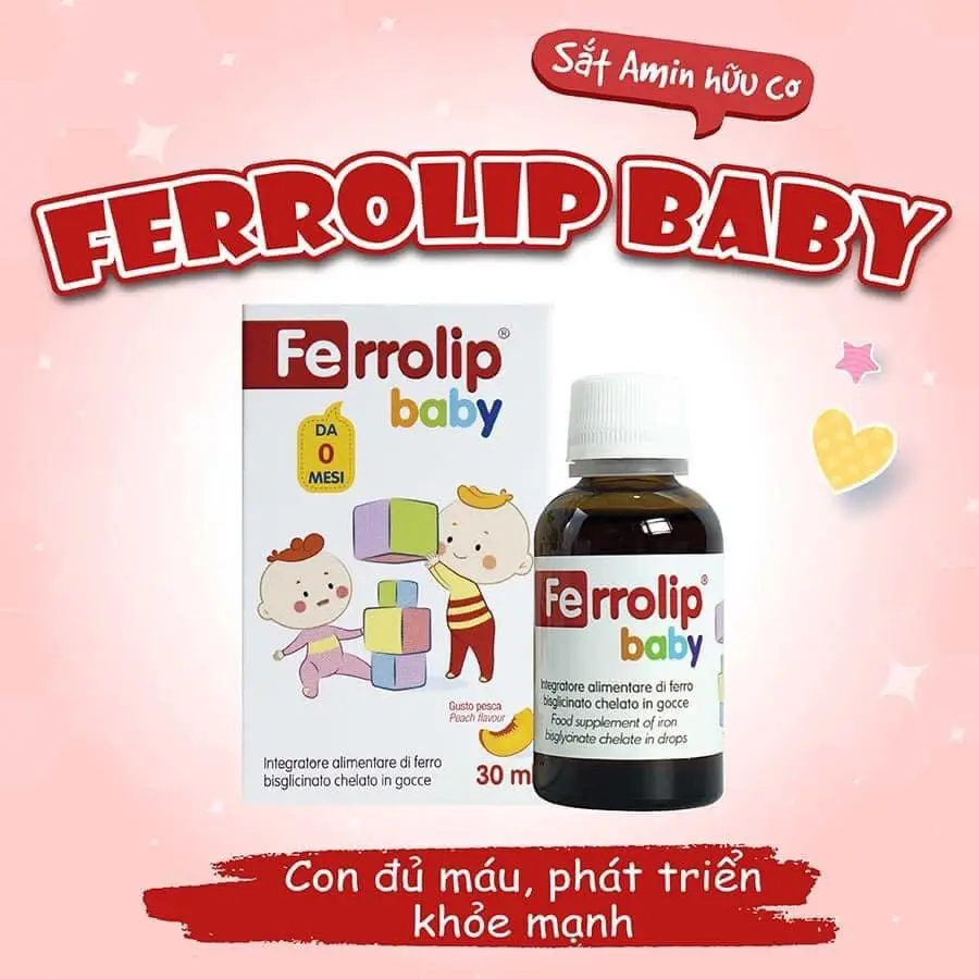 Sắt nước hữu cơ Ferrolip