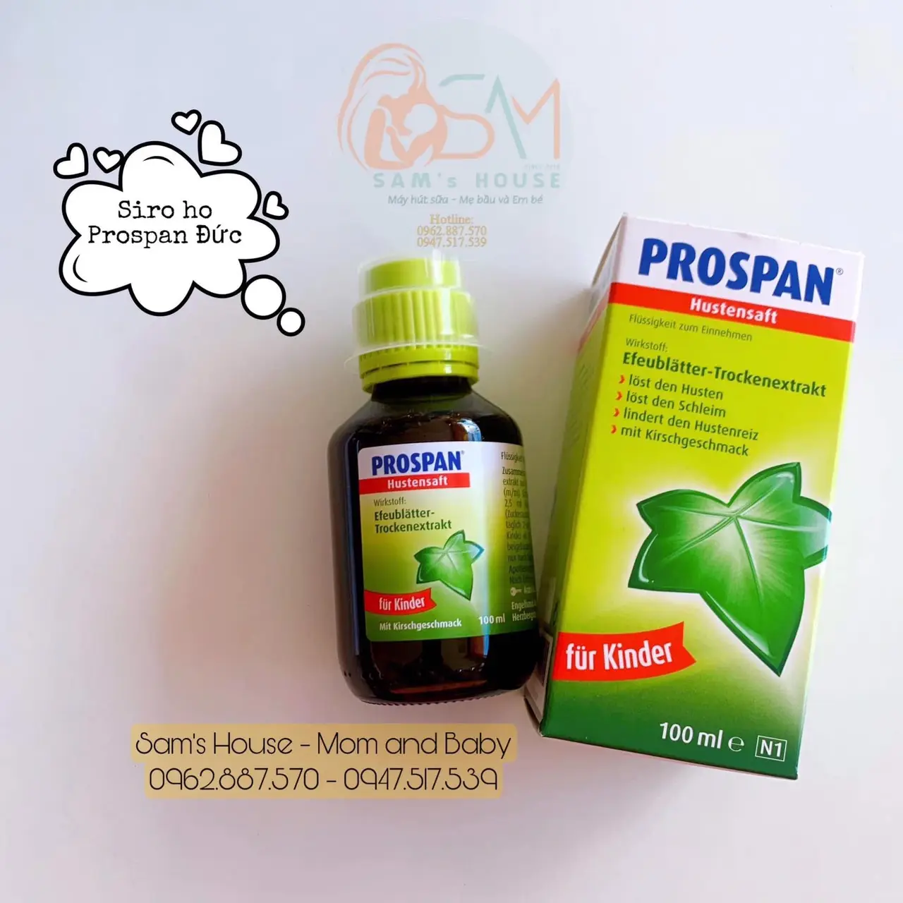 Siro ho Prospan Đức  100ml