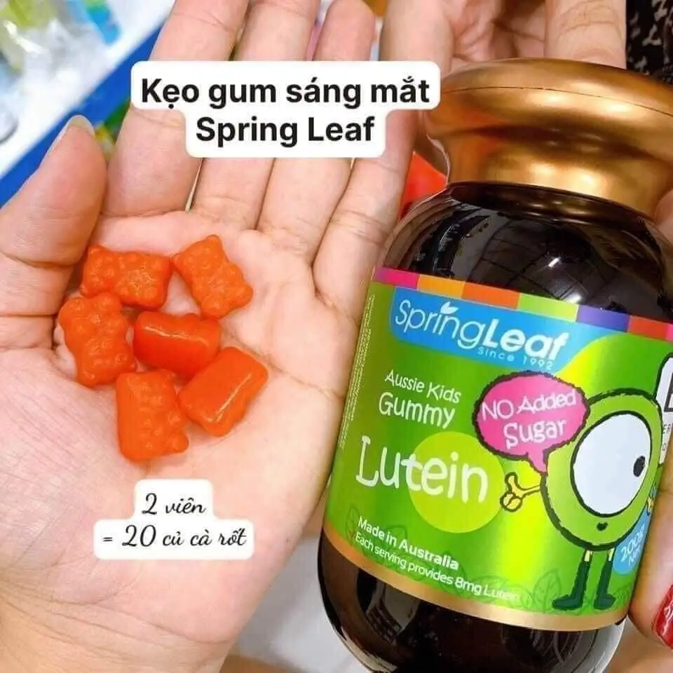 Kẹo Gummy bổ mắt  SpringLeaf 80v